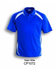 Contrast Contour Polo, Unisex 